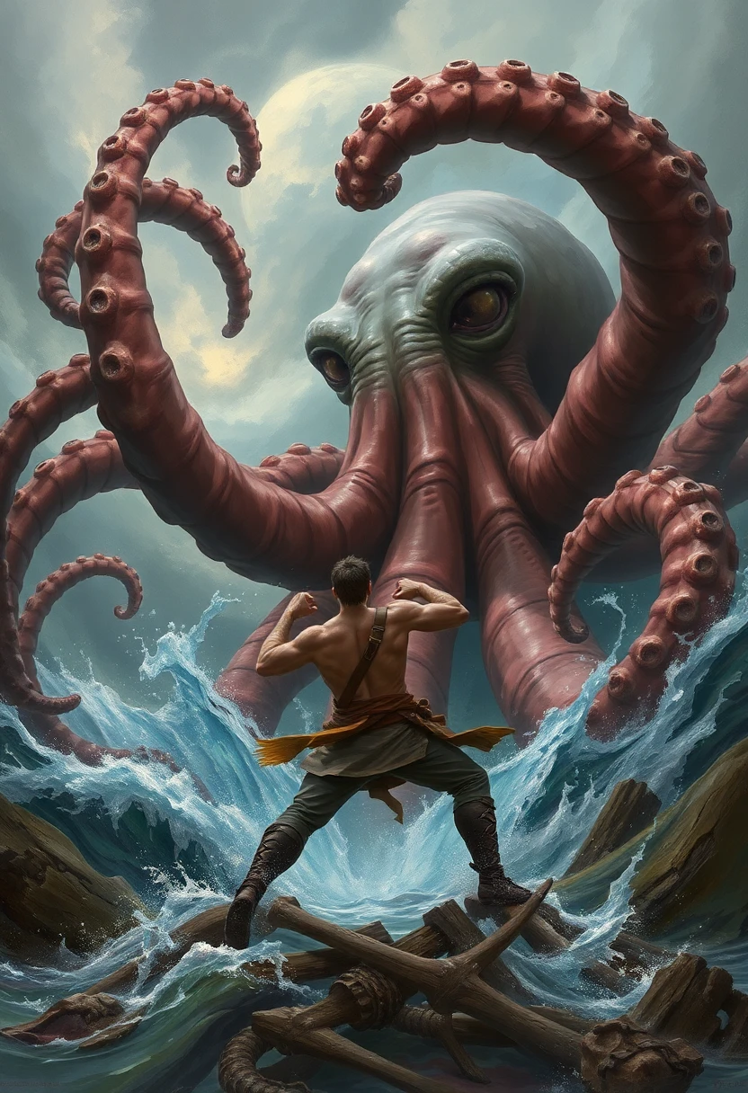 Couple in kimono sharing a kiss on a wooden bridge over a tranquil pond